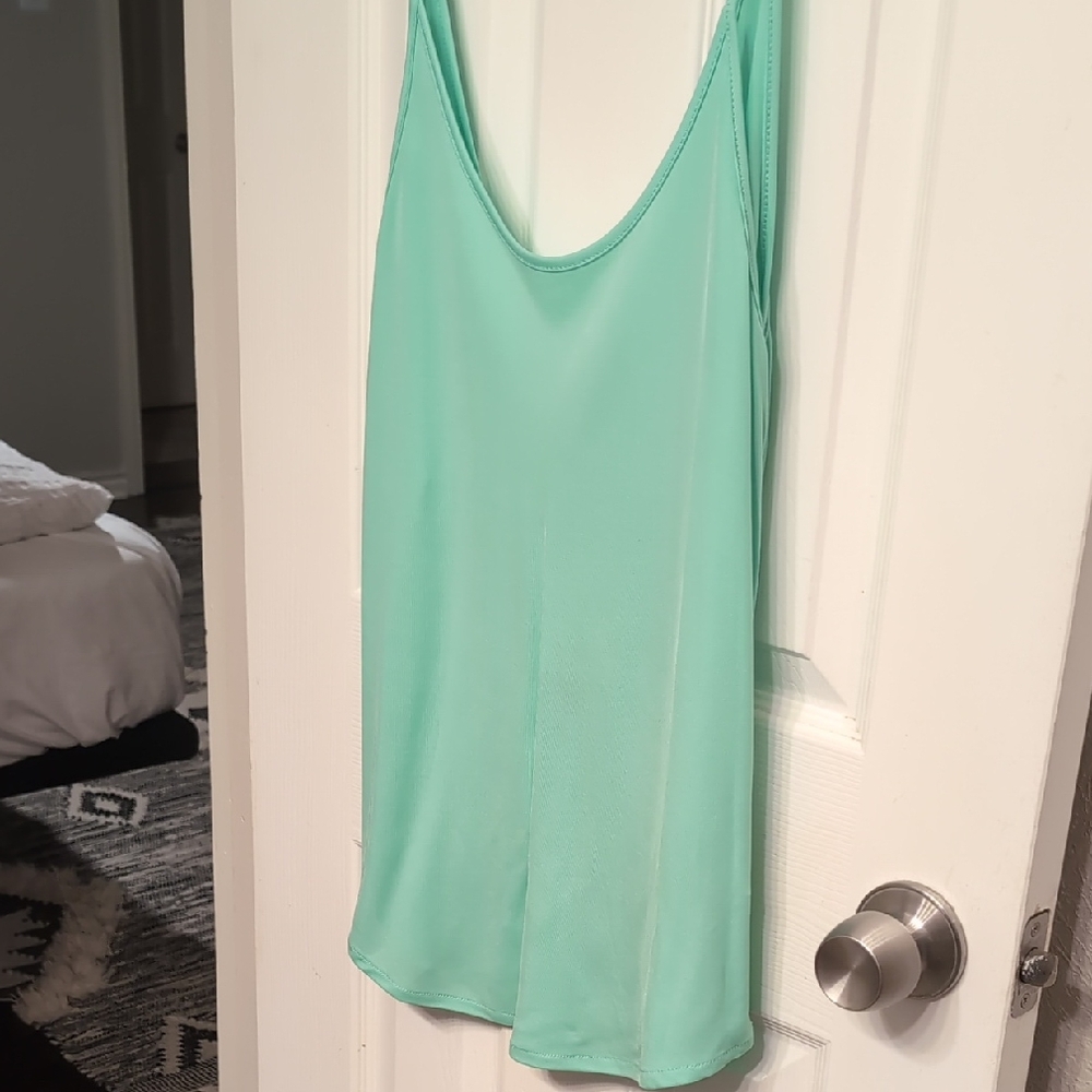 Sexy Mint/Seafoam Green Low Back Camisole
